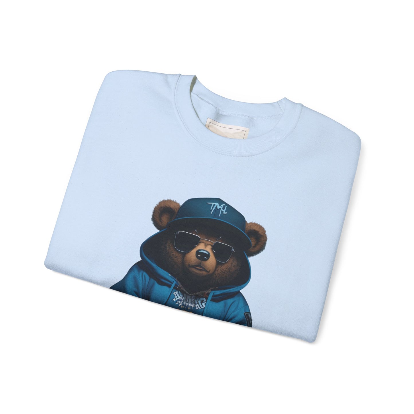 Streetwear Teddy Bear Crewneck sweatshirt | Bear Hoodie Illustration