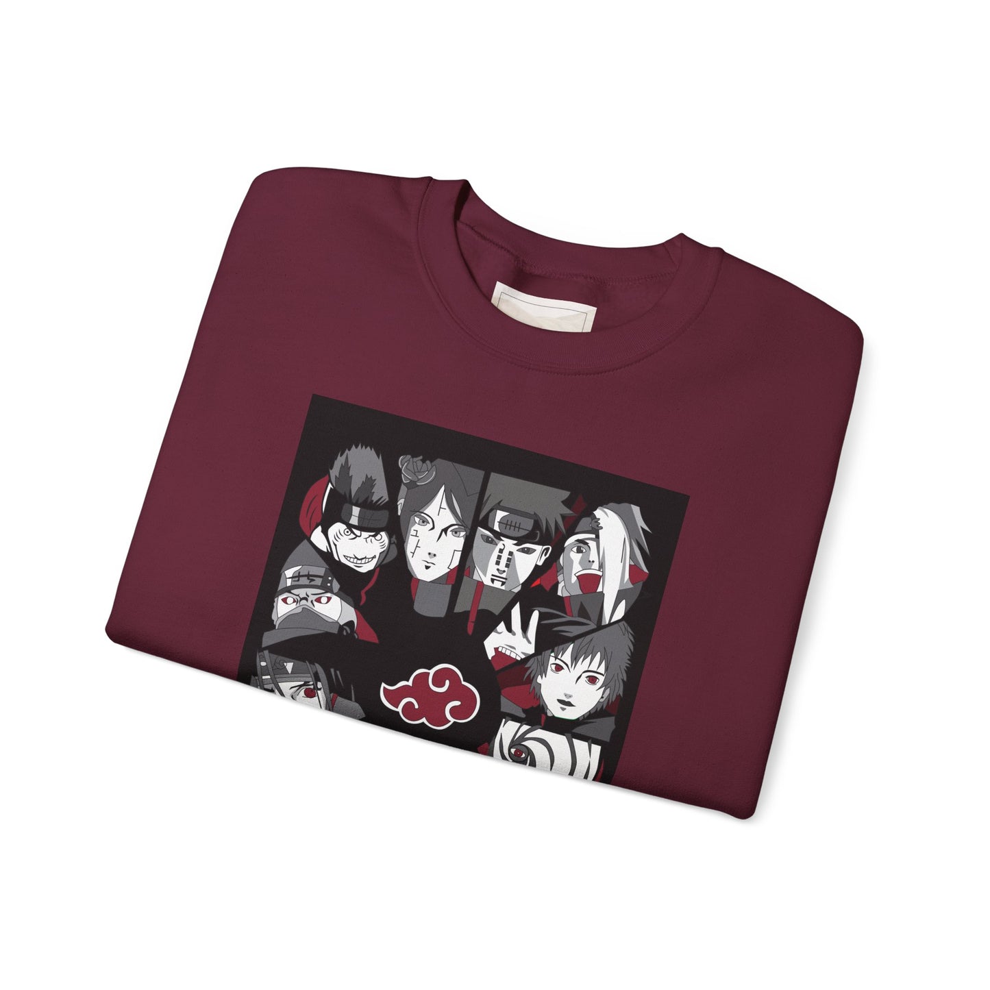 Akatsuki Clan Characters Sweatshirt | Anime Ninja Villains Crewneck