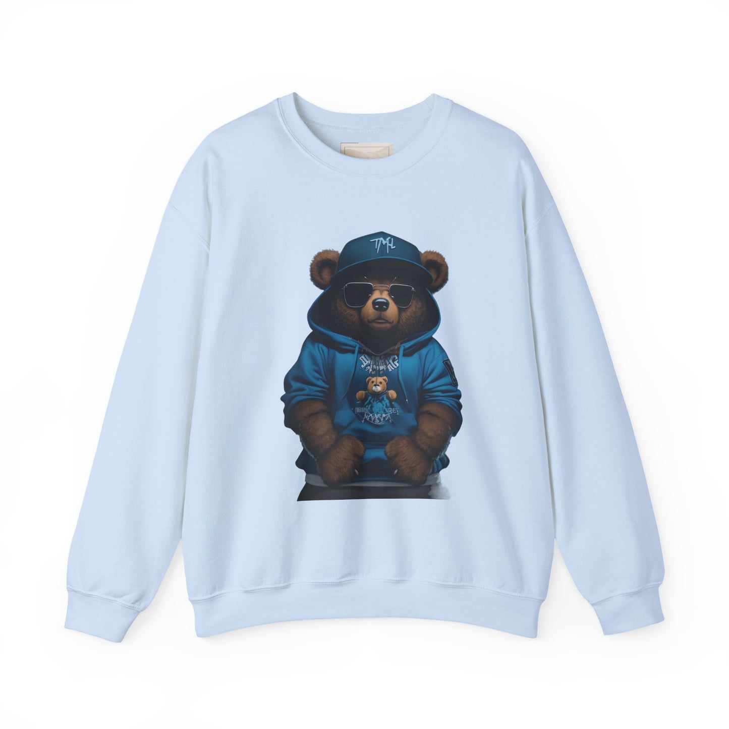 Streetwear Teddy Bear Crewneck sweatshirt | Bear Hoodie Illustration