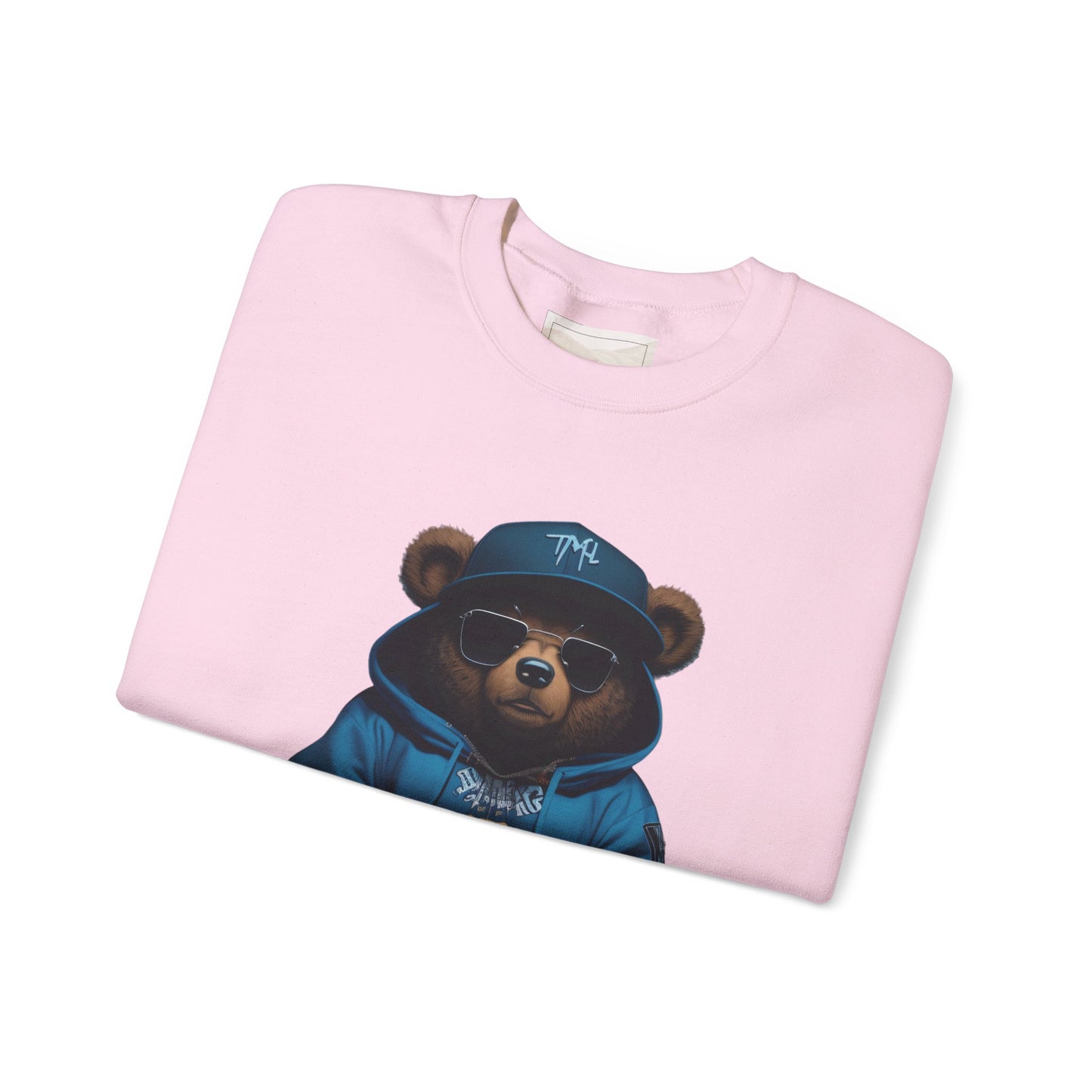Streetwear Teddy Bear Crewneck sweatshirt | Bear Hoodie Illustration