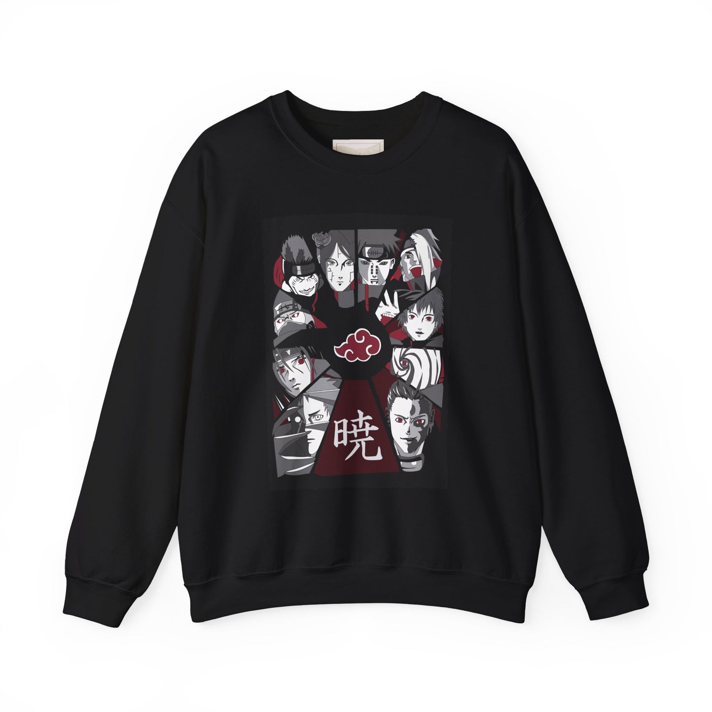 Akatsuki Clan Characters Sweatshirt | Anime Ninja Villains Crewneck