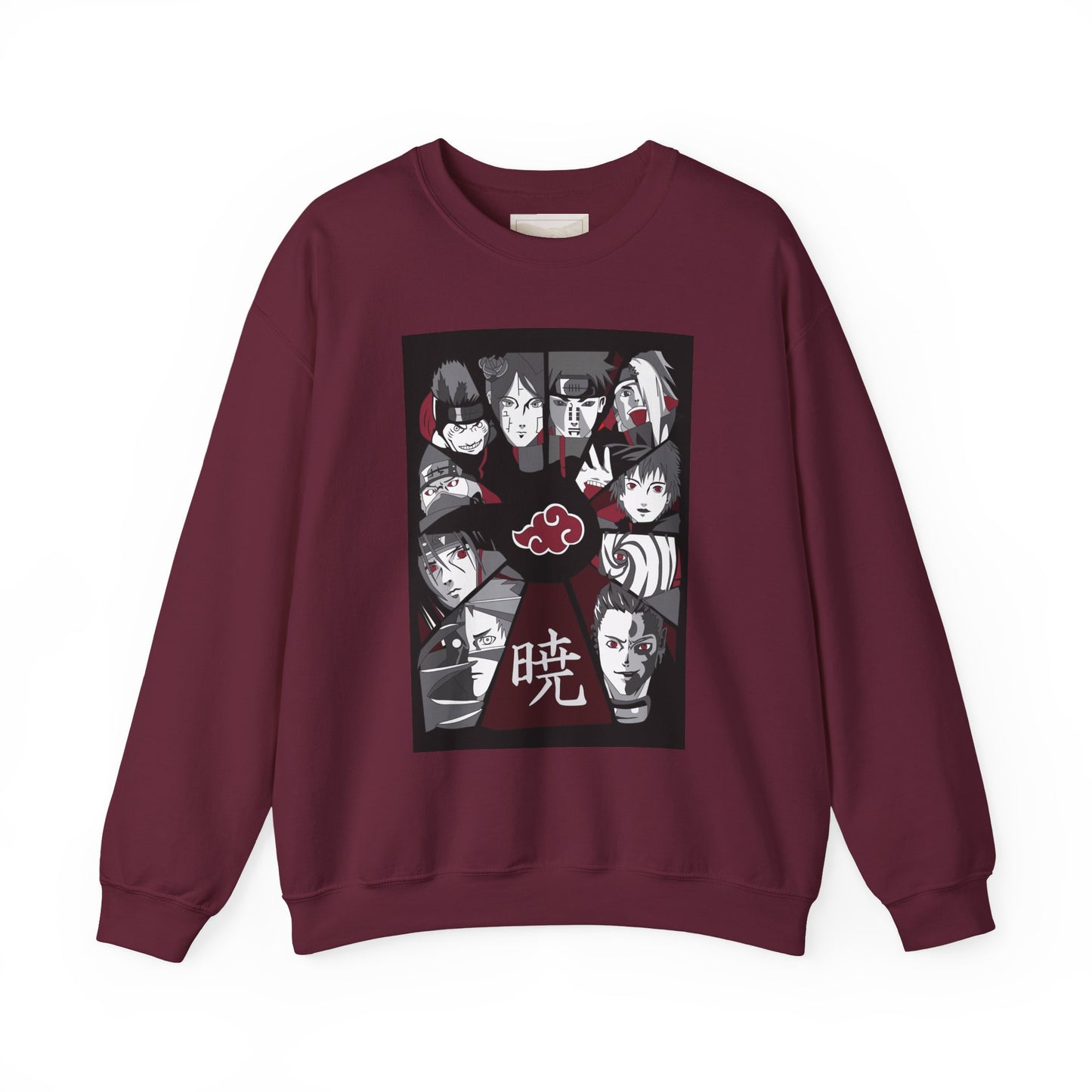 Akatsuki Clan Characters Sweatshirt | Anime Ninja Villains Crewneck
