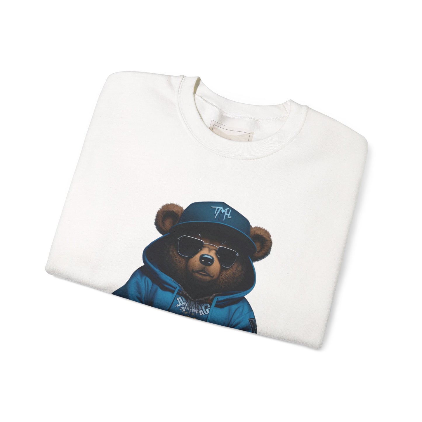 Streetwear Teddy Bear Crewneck sweatshirt | Bear Hoodie Illustration
