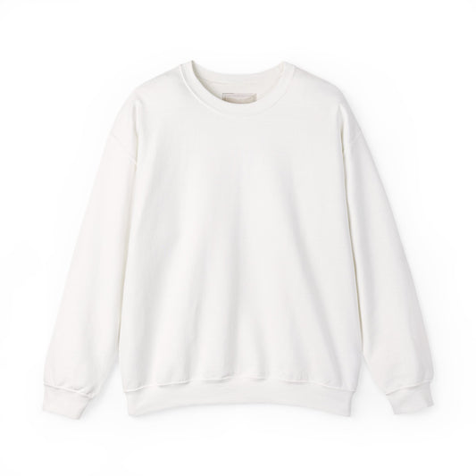 Blank White Crewneck Sweatshirt | Plain Oversized Pullover