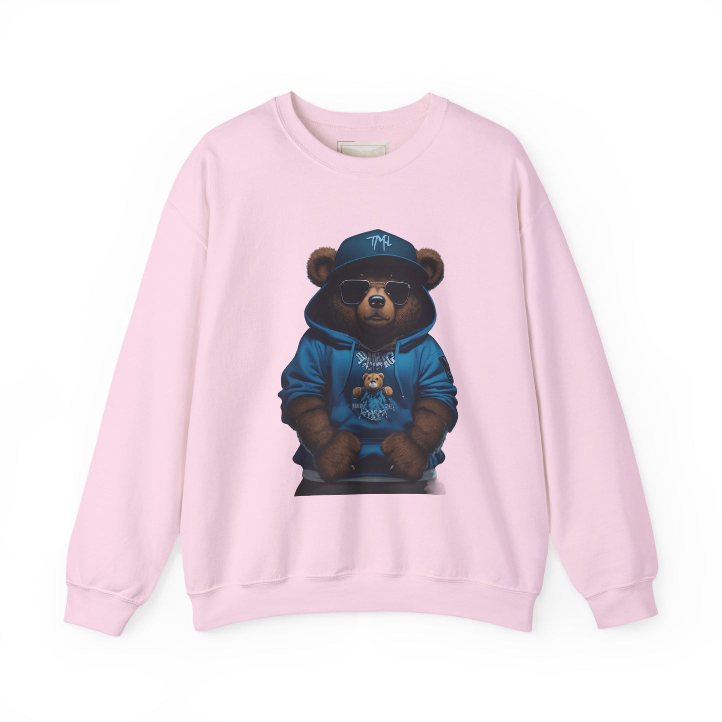 Streetwear Teddy Bear Crewneck sweatshirt | Bear Hoodie Illustration